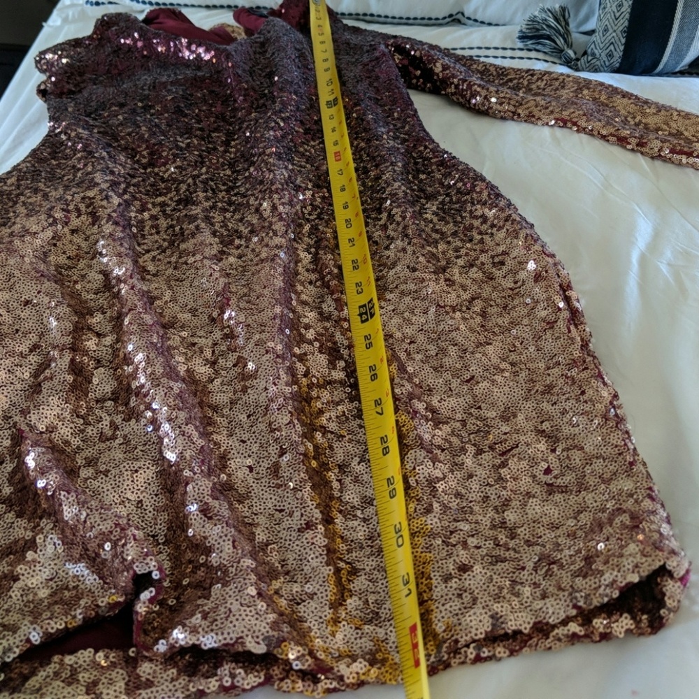 Ombre Sequin Bodycon Dress - Picture 8 of 8